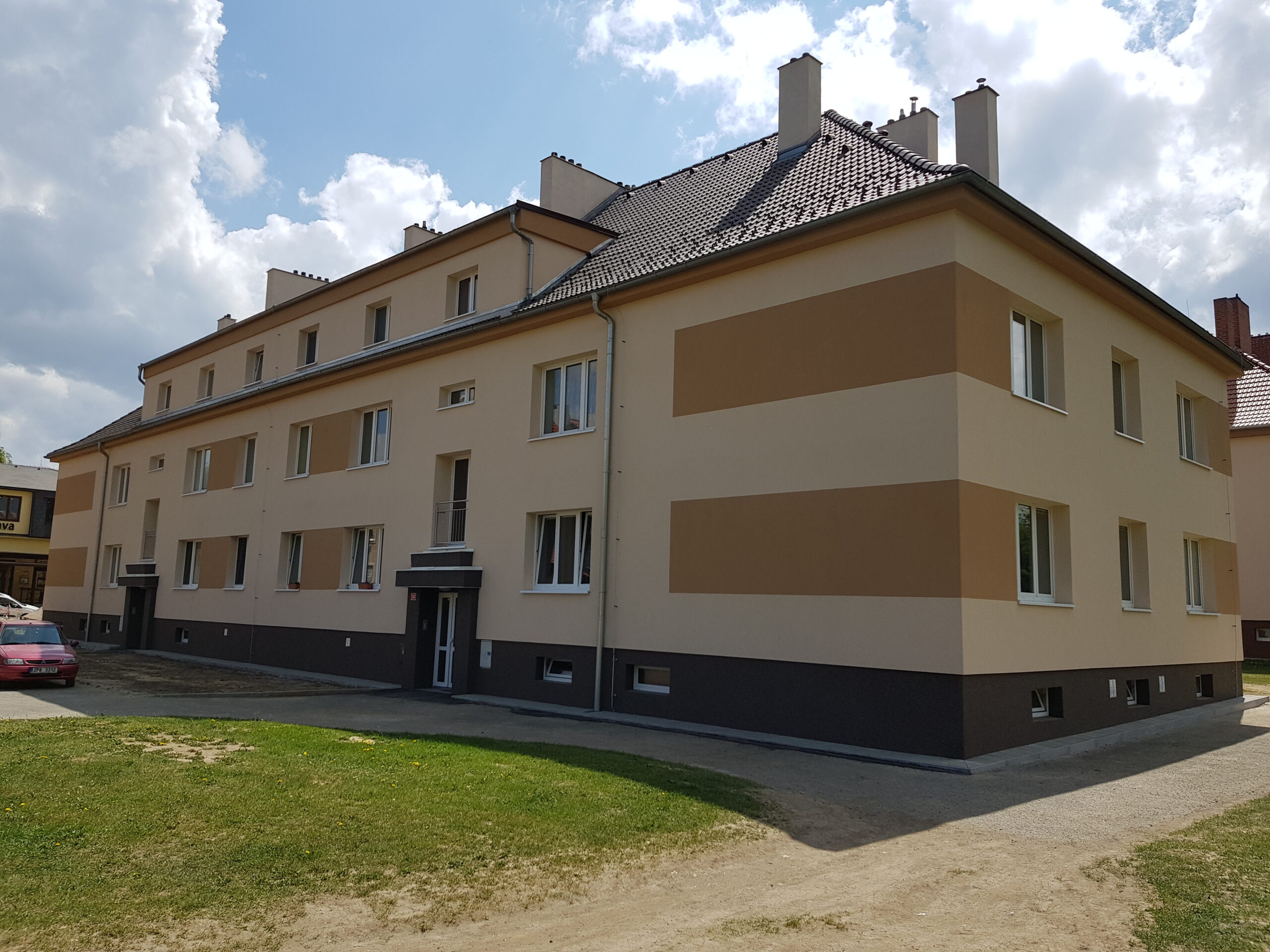 Revitalizace BD Rokycany, ulice Družstevní 1